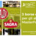 Borse di stucio Salov Spa per iscrizione al Master Food Unipi