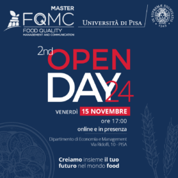 Open Day MasterFood: 15 Novembre 2024